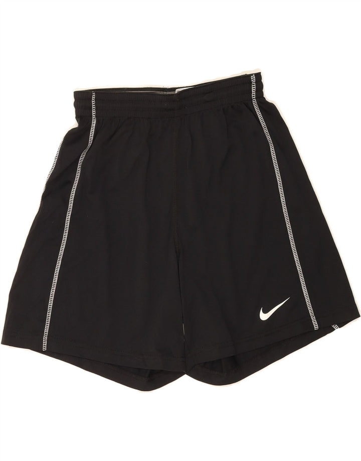 NIKE Womens Dri Fit Sport Shorts UK 12 Medium  Black Polyester Vintage Nike and Second-Hand Nike from Messina Hembry 