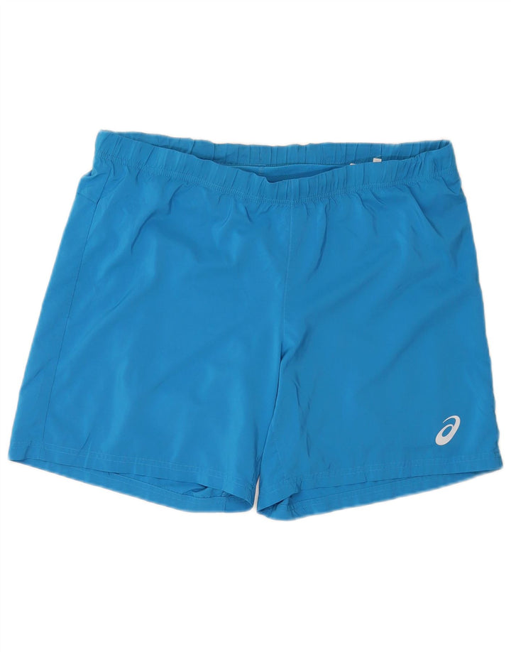 Asics Mens Sport Shorts Large  Blue Polyester