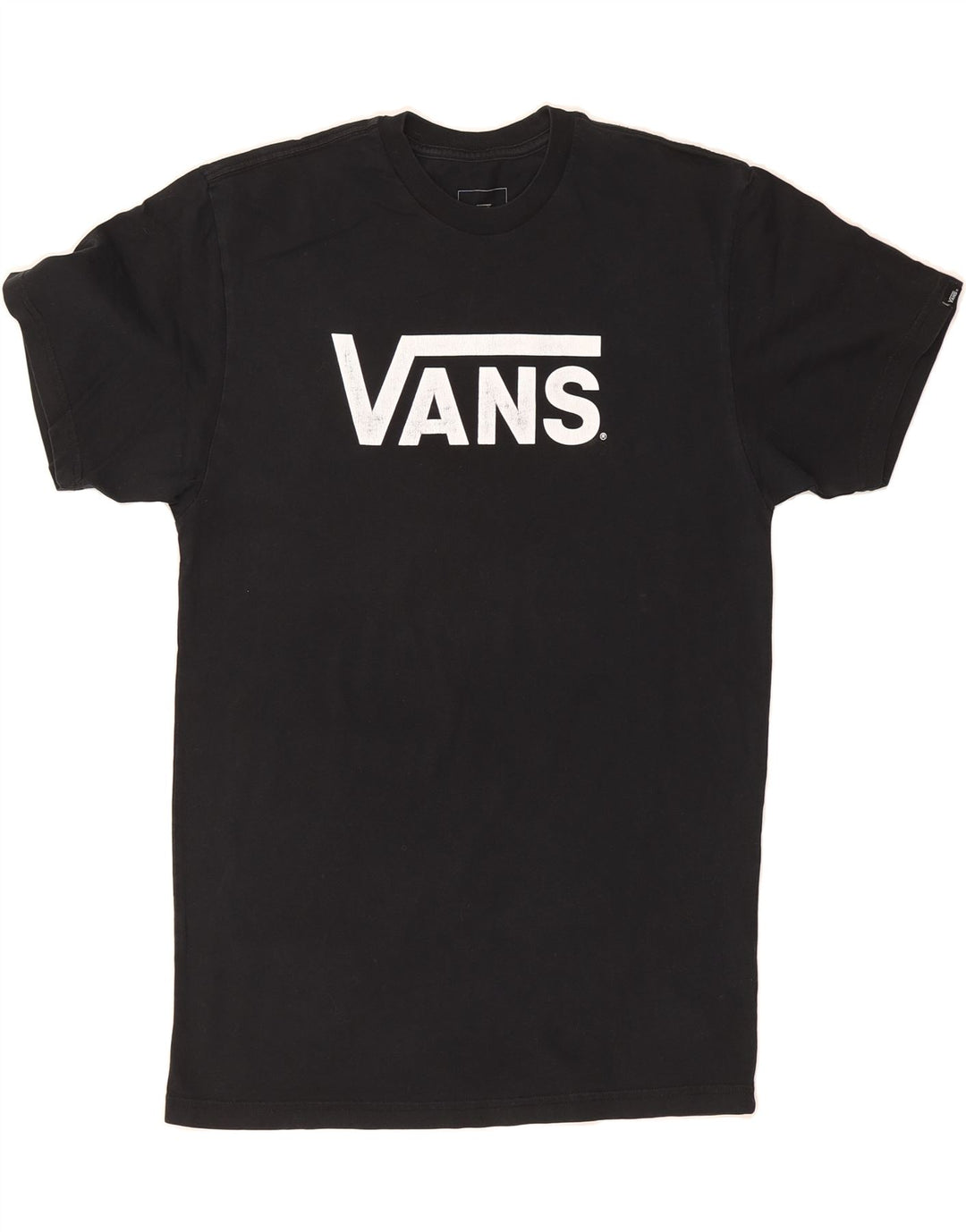 VANS Mens Classic Fit Graphic T-Shirt Top Medium Black Cotton Vintage Vans and Second-Hand Vans from Messina Hembry 