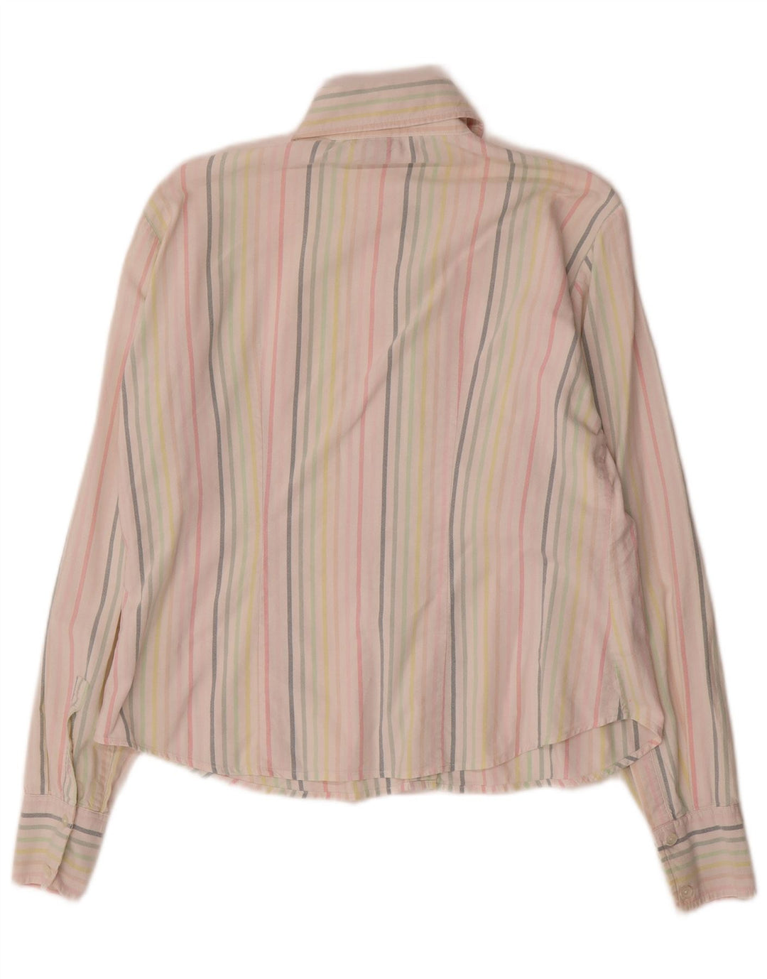 Gant Dame Oversized Shirt UK 10 Small Multicolor Pinstripe Bomuld