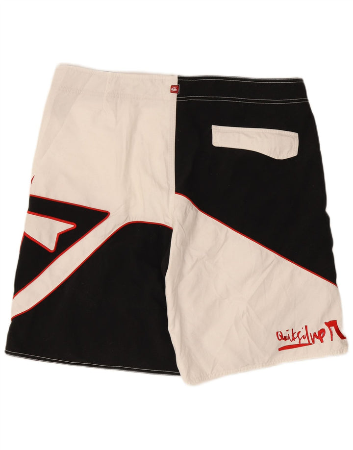 Quiksilver Herre grafiske svømmeshorts XL Sort Colourblock Polyester
