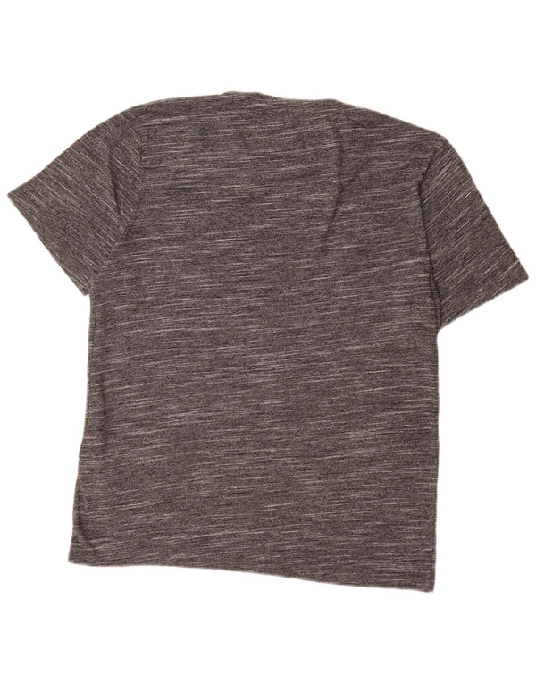 Reiss Herre T-shirt Top Medium Grey Flecked Bomuld