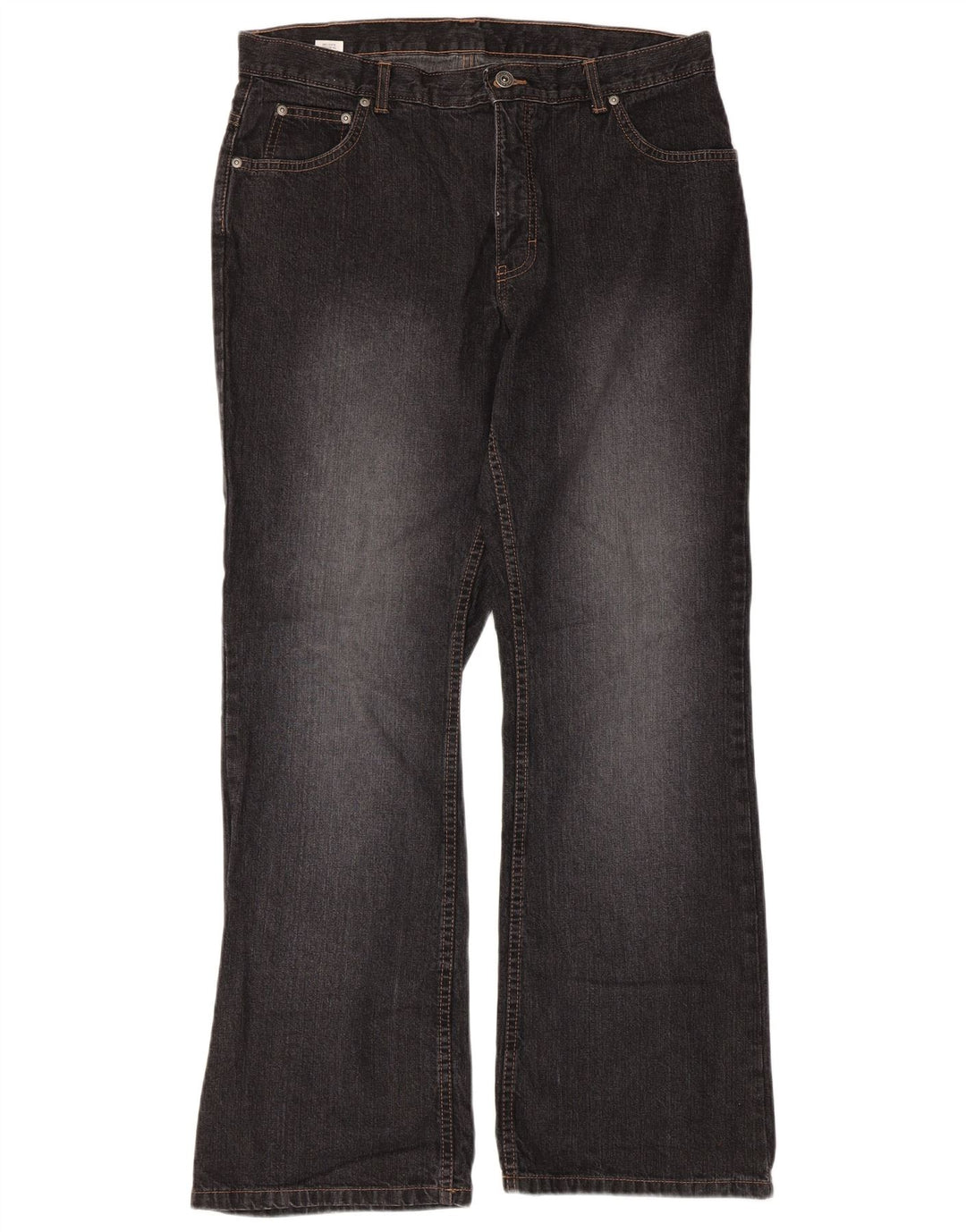 Marks & Spencer Dame Bootcut Jeans UK 16 Large W34 L30 Black Bomuld