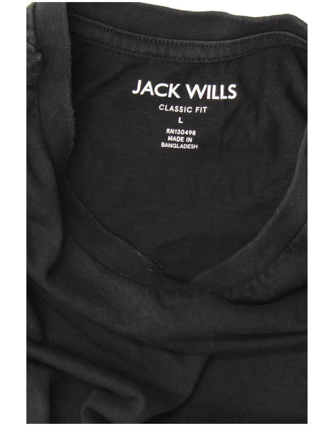 Jack Wills Herre Classic Fit T-Shirt Top Stor Grå