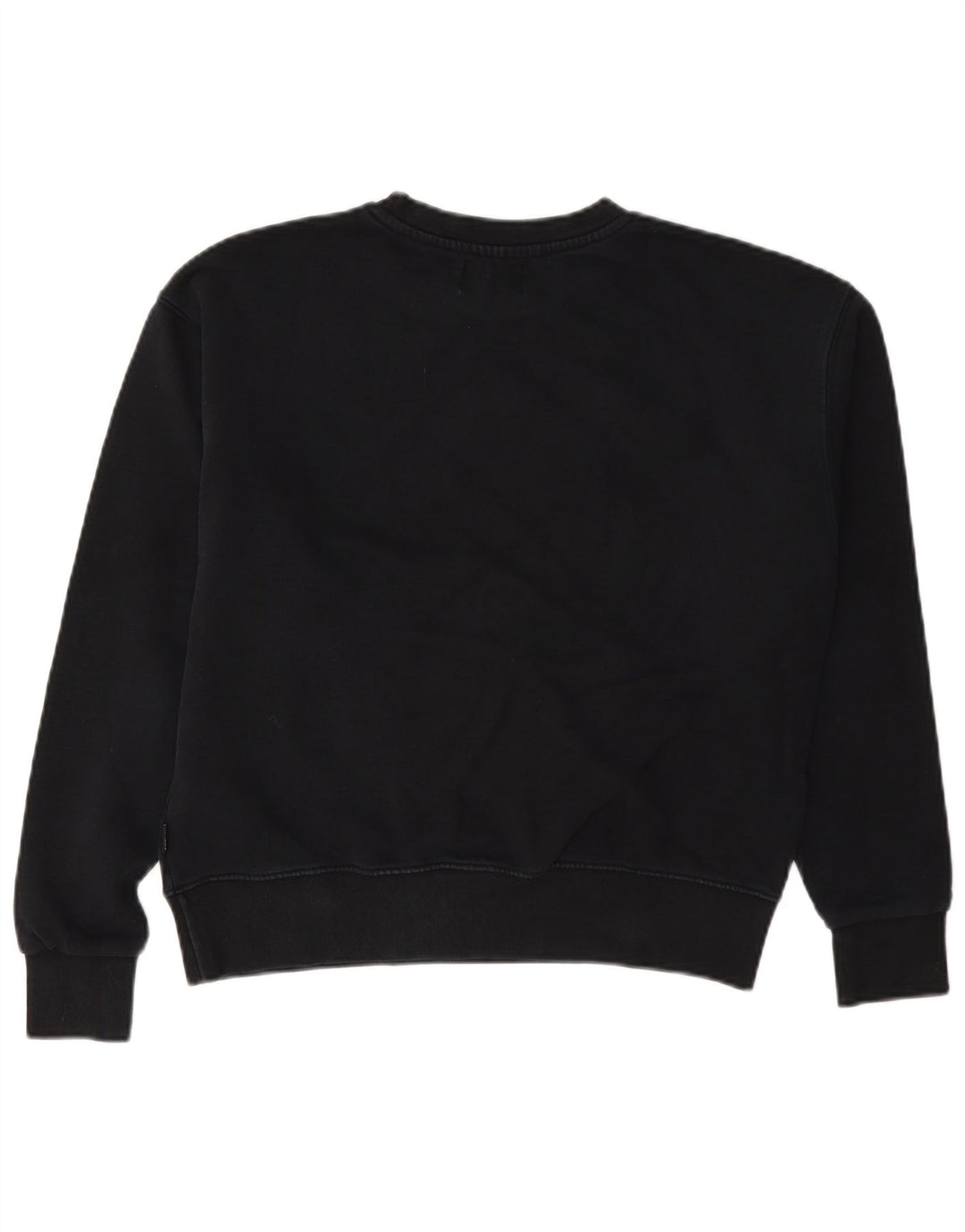 Converse oversize sweatshirttrøje til kvinder UK 6 XS Sort bomuld
