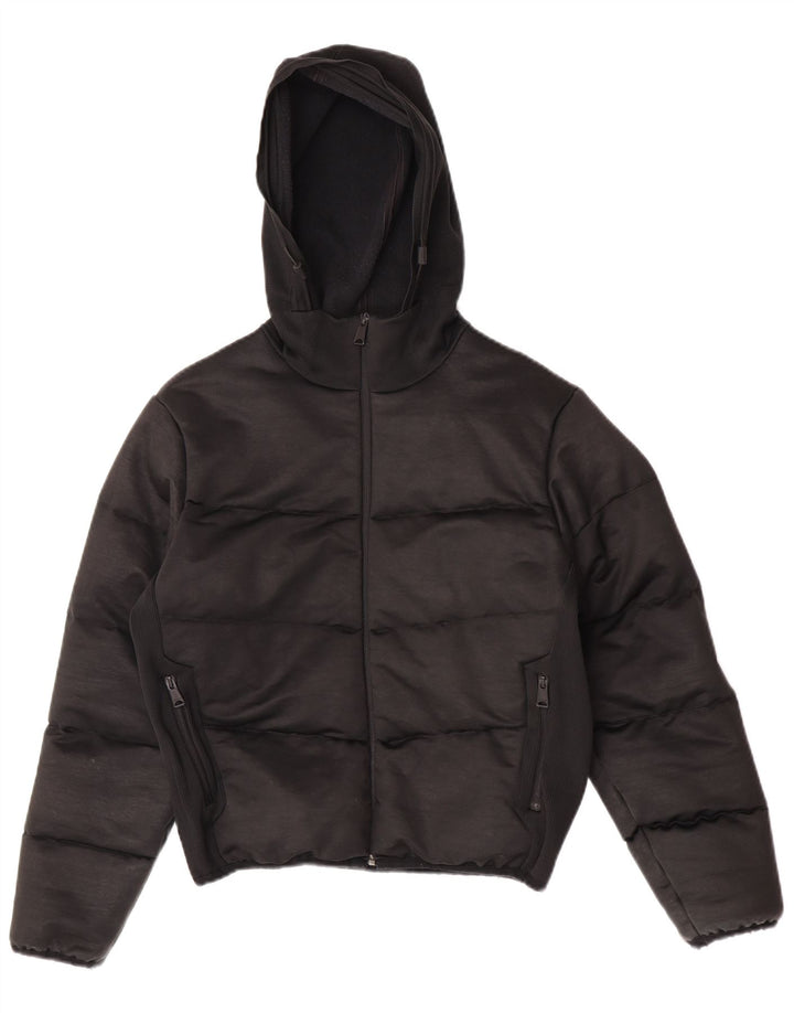 Napapijri Dame Hætte Oversized Polstret Jakke UK 10 Small Black Polyester