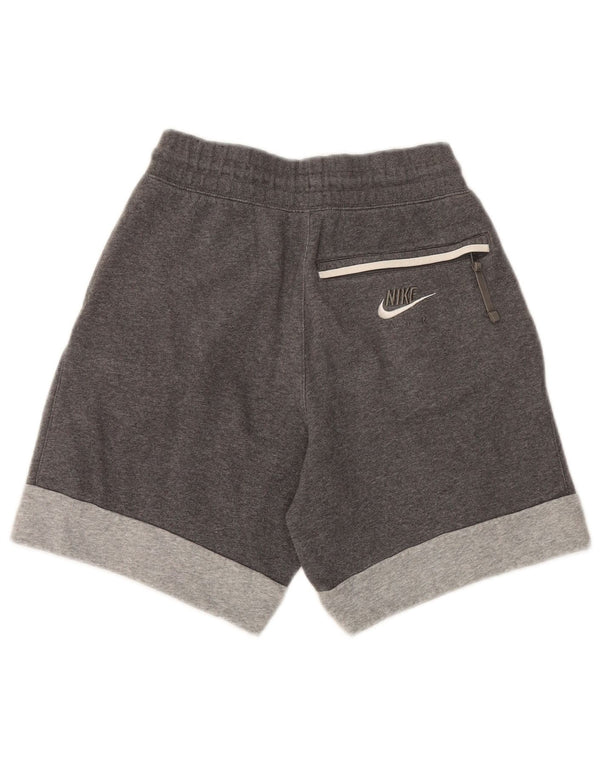 Nike Herre grafiske sportsshorts XS Grå Flecked Bomuld