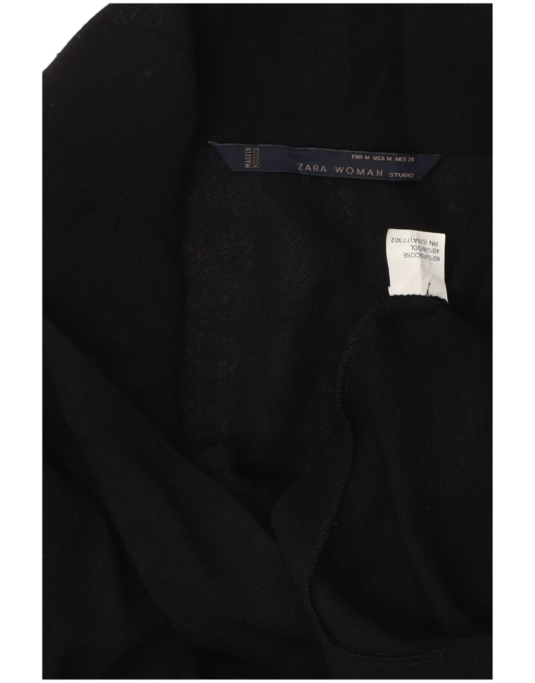 Zara Dame Cardigan Sweater UK 14 Medium Sort Viscose