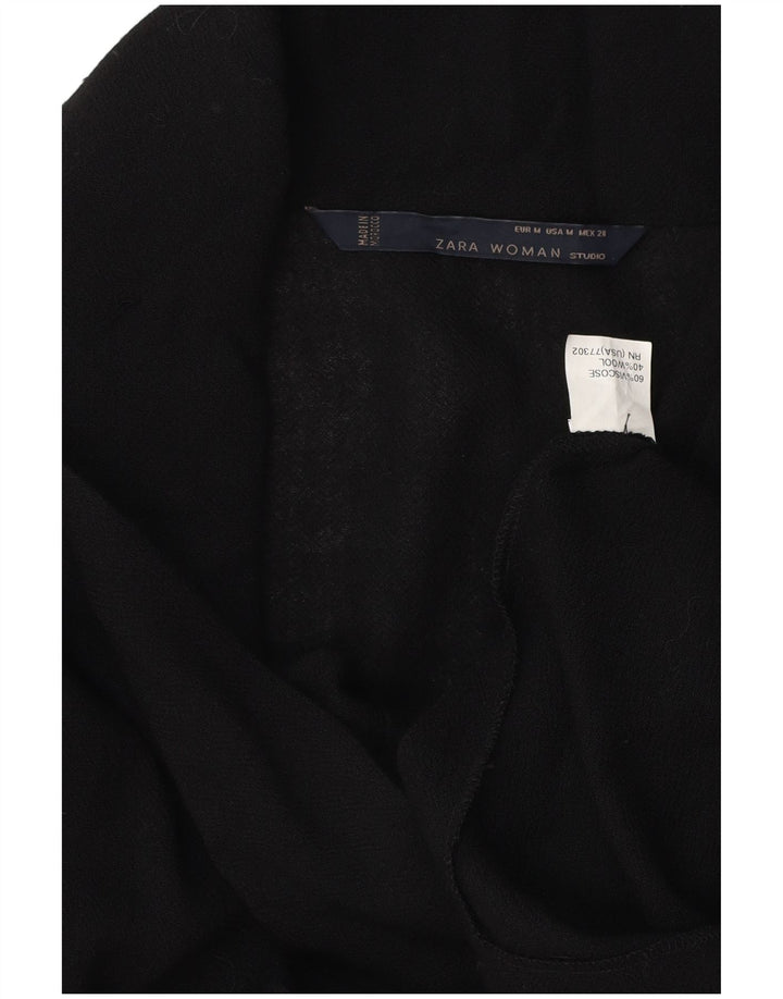 Zara Dame Cardigan Sweater UK 14 Medium Sort Viscose