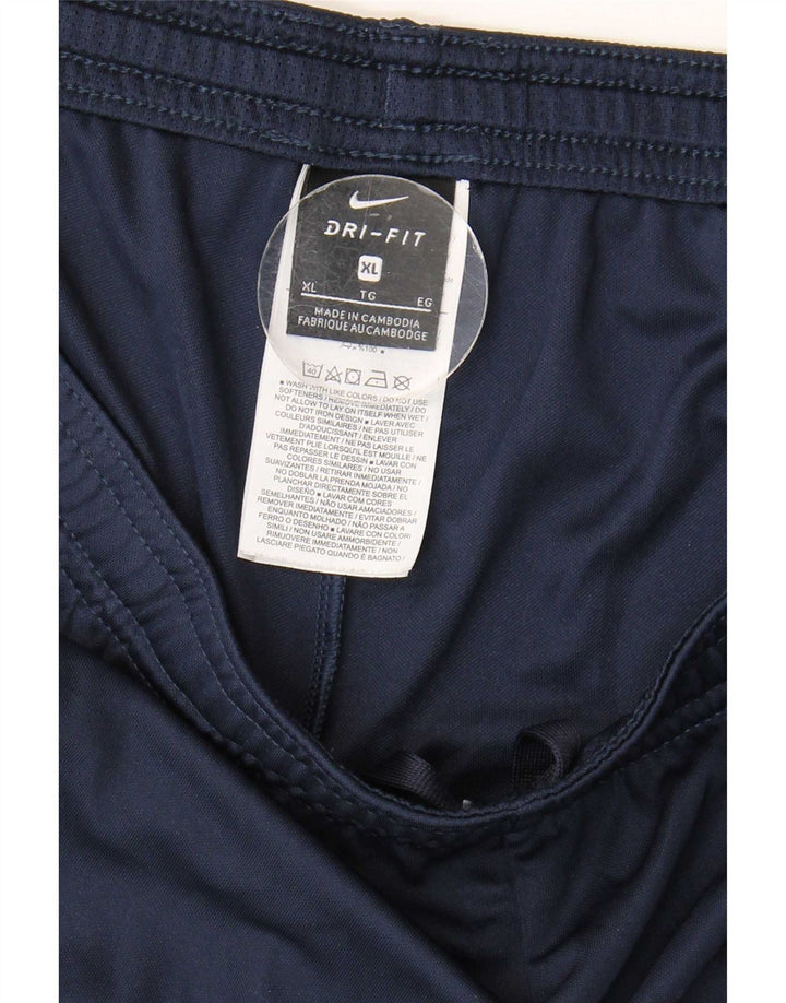 Nike herre Dri Fit sportsshorts XL marineblå polyester