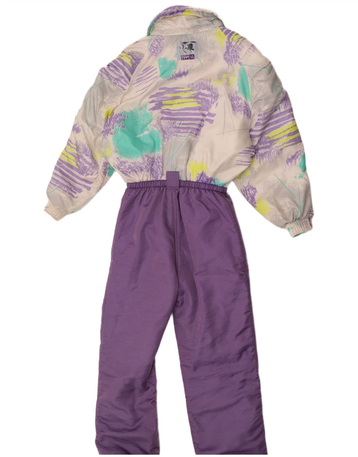 Golden Team Dame Ski Jumpsuit IT 44 Medium Lilla Colourblock Polyamid