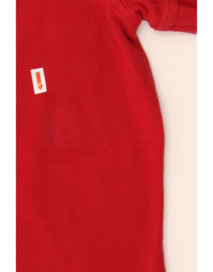 Tommy Hilfiger Rugby Polo Shirt til mænd Stor rød bomuld