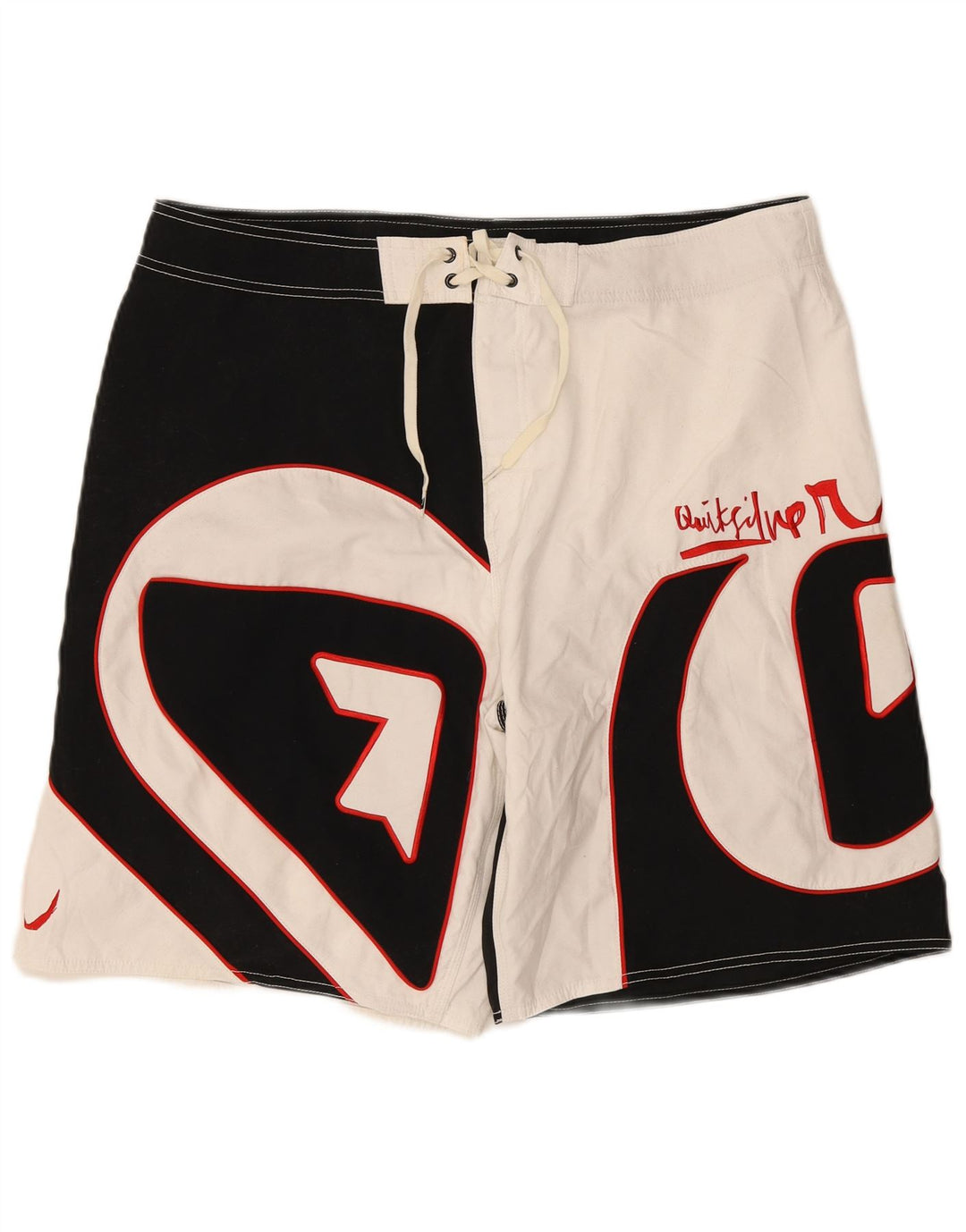 Quiksilver Herre grafiske svømmeshorts XL Sort Colourblock Polyester