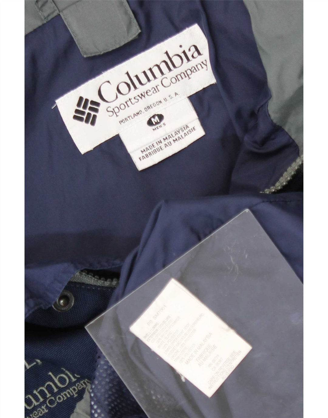 Columbia Herre Bugaboo Loose Fit regnjakke UK 38 Medium Grey Colourblock