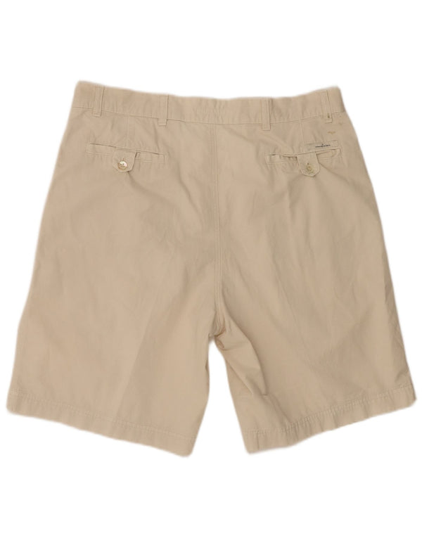 Ermenegildo Zegna Herre Pegged Chino Shorts IT 54 XL W38 Beige Bomuld