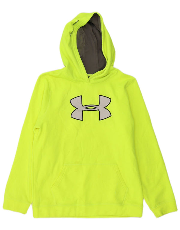 UNDER ARMOUR Grafisk hættetrøje til drenge 13-14 år XL Grøn