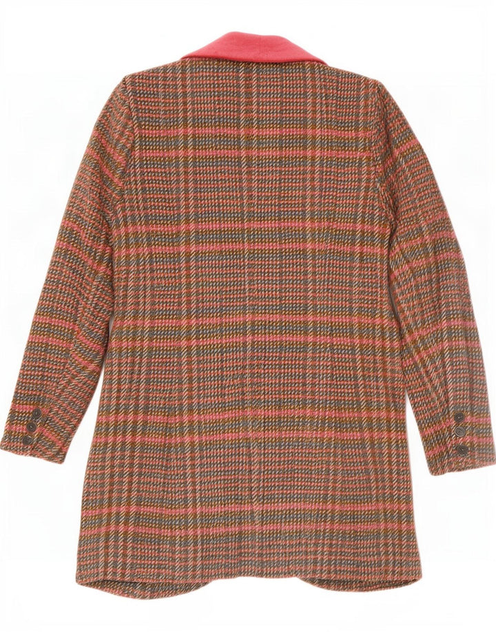Joe Browns Dameoverfrakke UK 10 Small Brown Plaid Polyester