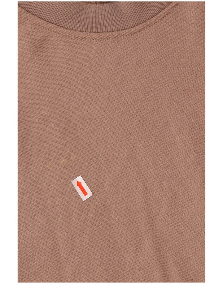 JACK & JONES Herre grafisk sweatshirt Jumper Medium Beige Bomuld