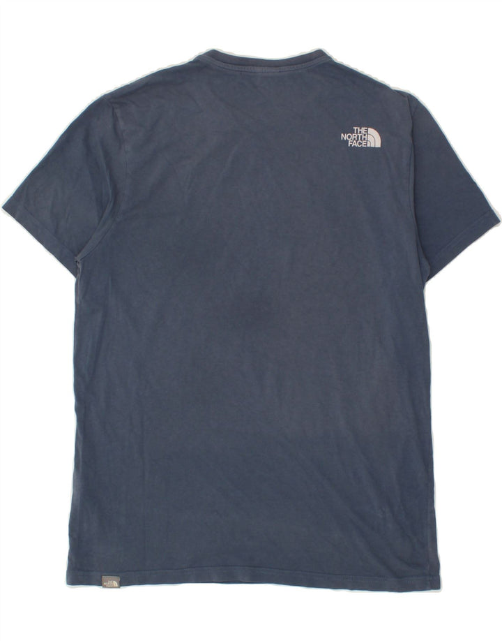 THE NORTH FACE Herre T-Shirt Top Medium Navyblå Bomuld