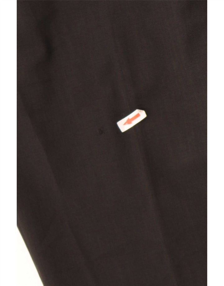 Zara Straight Suit Bukser til mænd EU 44 Large W34 L27 Sort Polyester