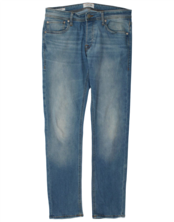 Jack & Jones Herre Slim Jeans W32 L32 Blå Bomuld