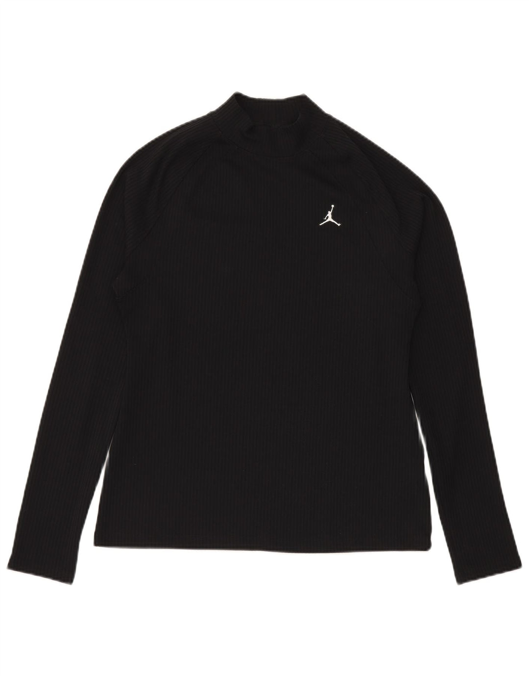 Jordan Dame Tight Fit Top Langærmet UK 16 Stor Sort Polyester