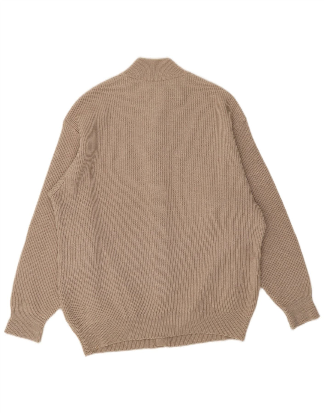 Lana Gatto Herre Cardigan Sweater Stor Beige Uld