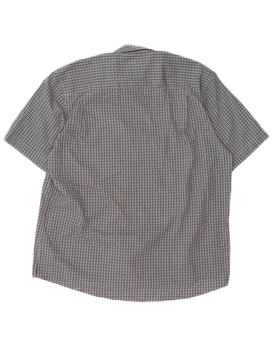 Pierre Cardin herre Regular Fit skjorte 3XL grå ternet polyester