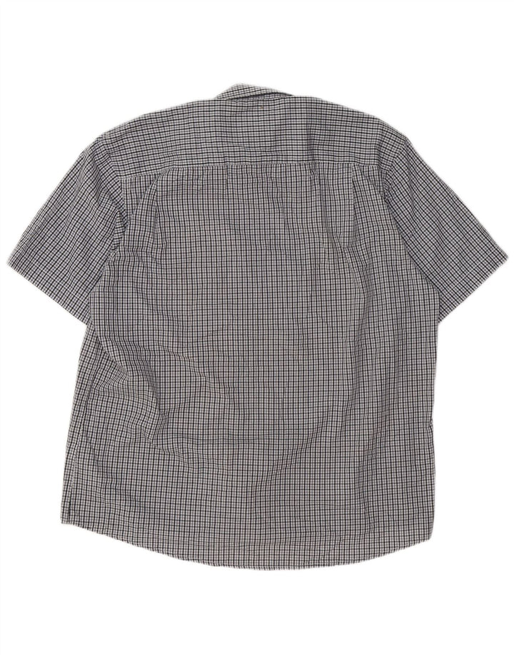 Pierre Cardin herre Regular Fit skjorte 3XL grå ternet polyester