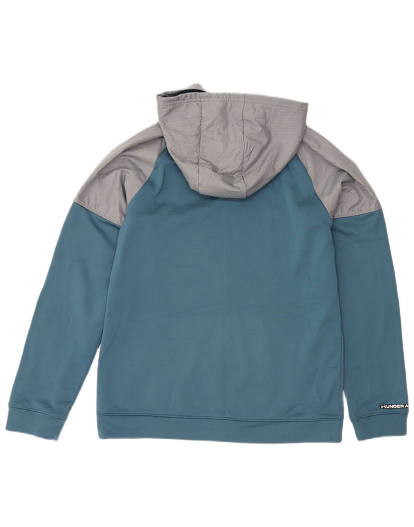 Under Armour Boys Hættetrøje med lynlås 13-14 år XL Blå Colourblock