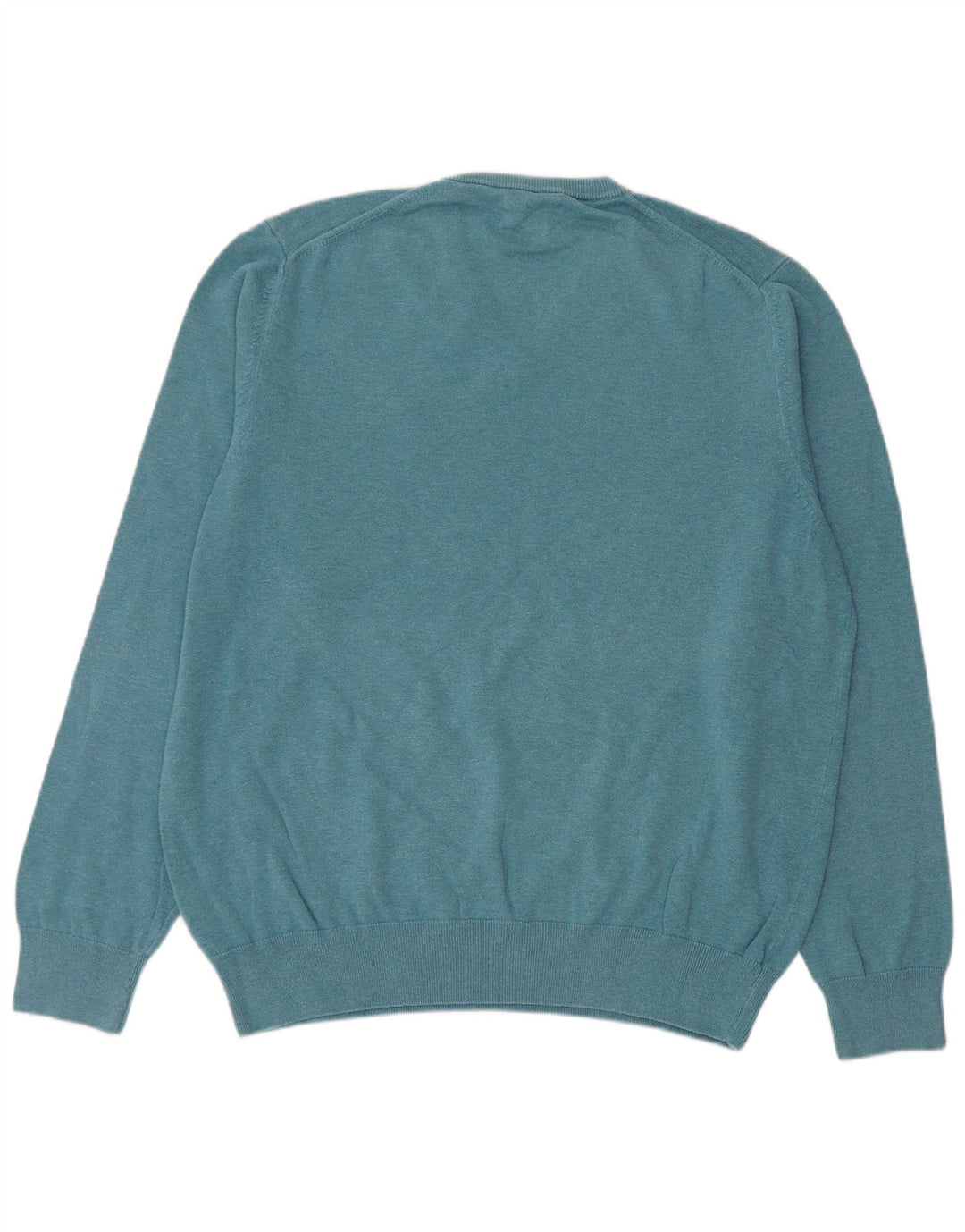 Marks & Spencer Herre V-hals sweater XL Blå Bomuld