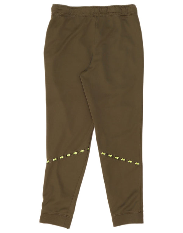 Nike Boys Standard Fit træningsdragt Bukser Joggers 8-9 år Small Green