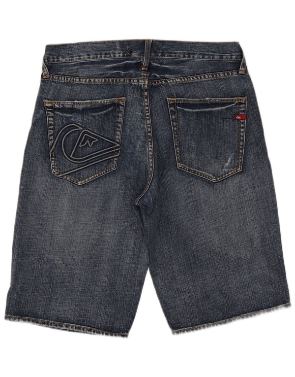 Quiksilver Mens Denim Shorts Medium W32  Blue Cotton