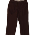 DOCKERS Womens Straight Capri Trousers US 6 Medium W30 L22 Brown Cotton Vintage Dockers and Second-Hand Dockers from Messina Hembry 