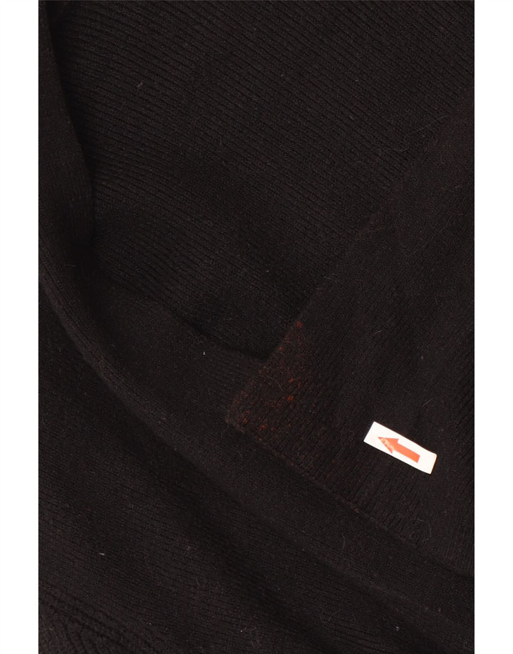 Marks & Spencer Dame Longline Åben Cardigan Sweater UK 20 2XL Sort