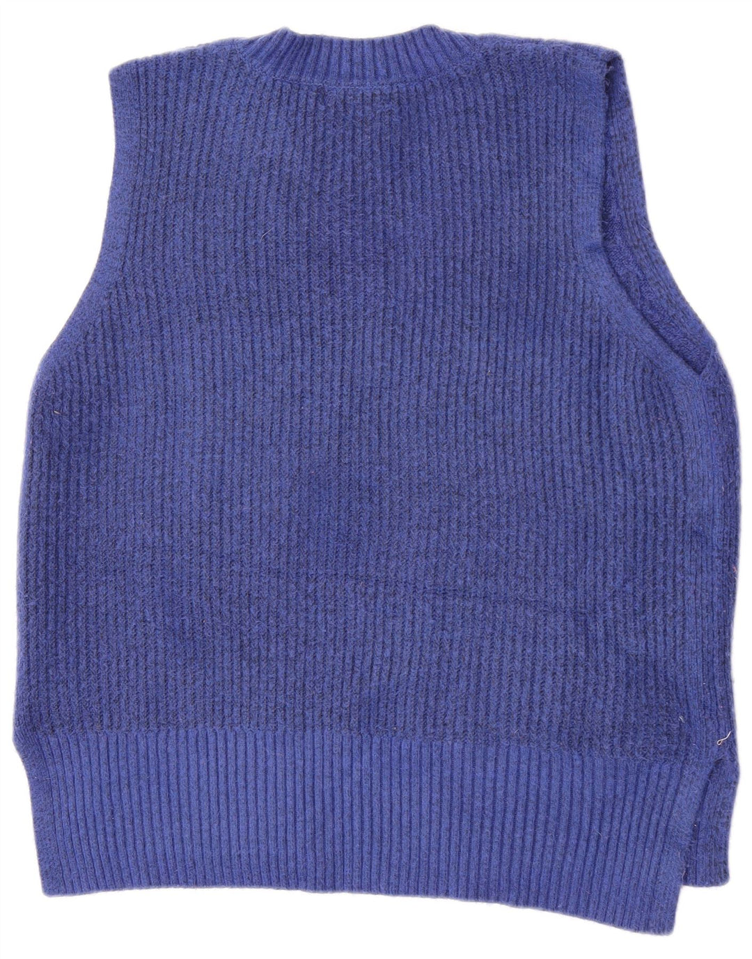 Marks & Spencer Dame Vest Tank Top UK 16 Large Blue Polyester