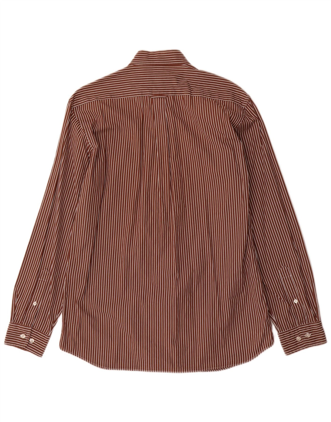 Gant herre Regular Fit skjorte medium brun stribet bomuld