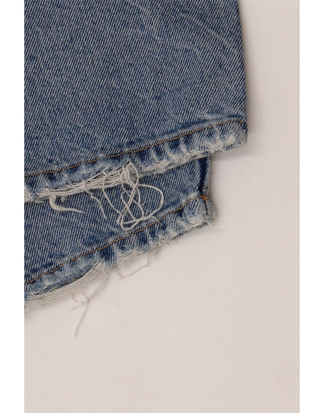 ZARA Herre Distressed Cropped Jeans EU 42 Large W32 L23 Blue Cotton