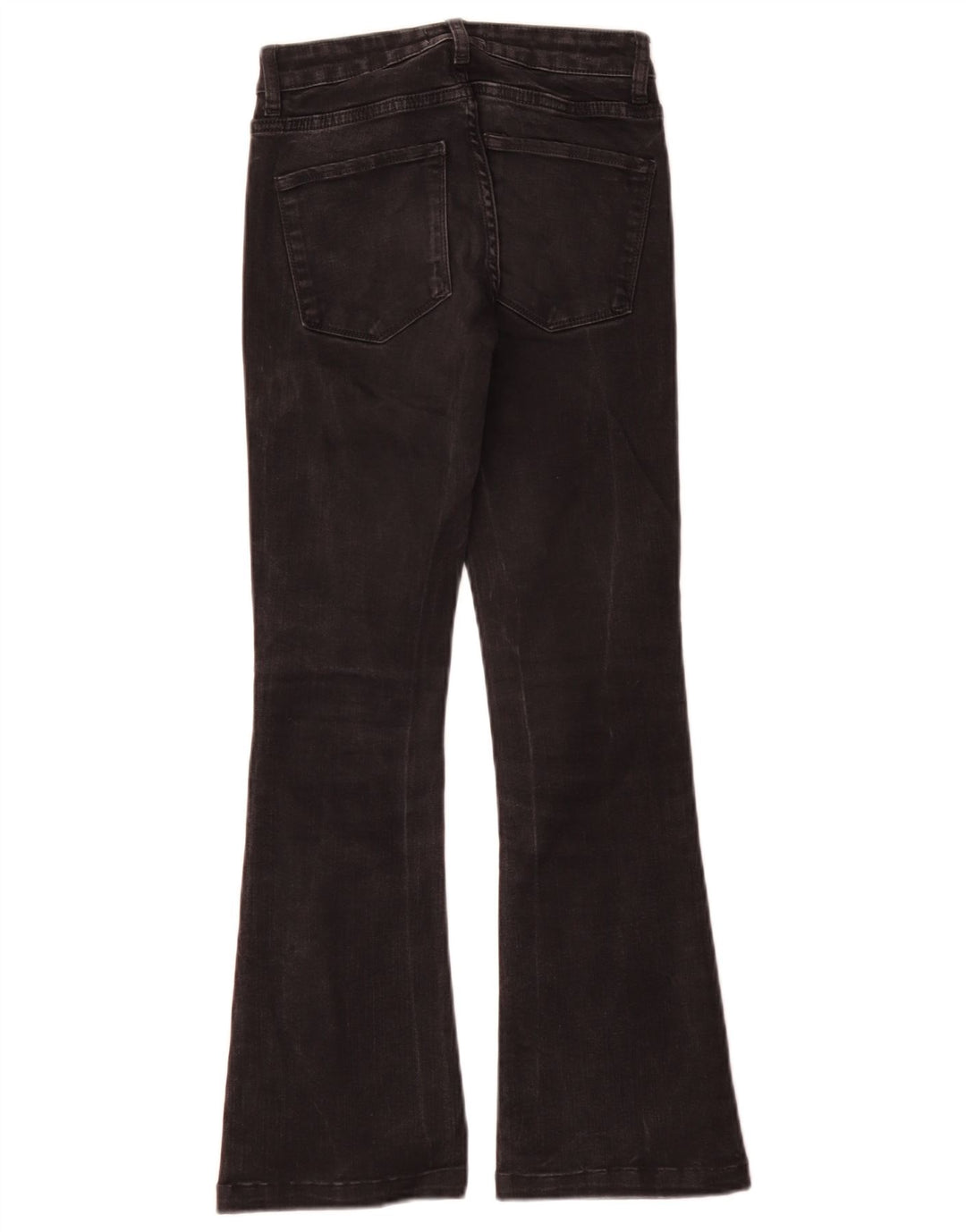 Zara Dame Flared Jeans EU 34 2XS W24 L28 Sort