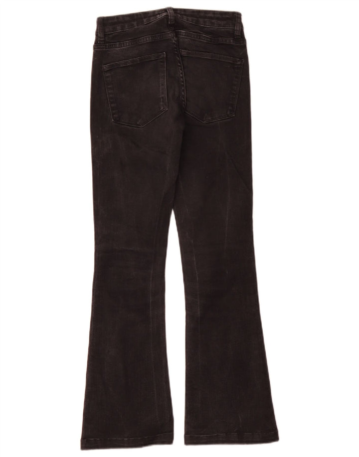 Zara Dame Flared Jeans EU 34 2XS W24 L28 Sort