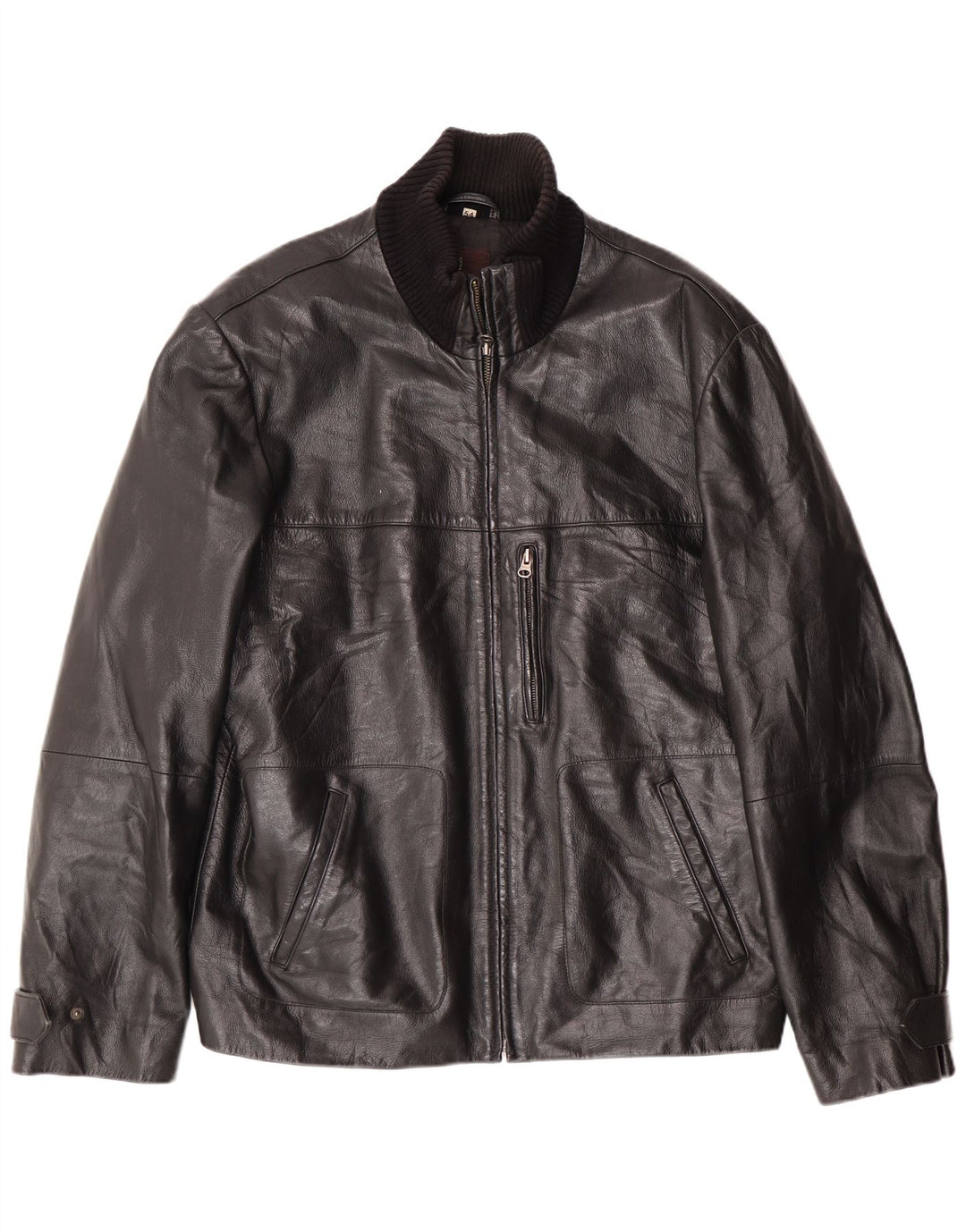 CONBIPEL Herre Læderjakke IT 54 XL Sort Læder