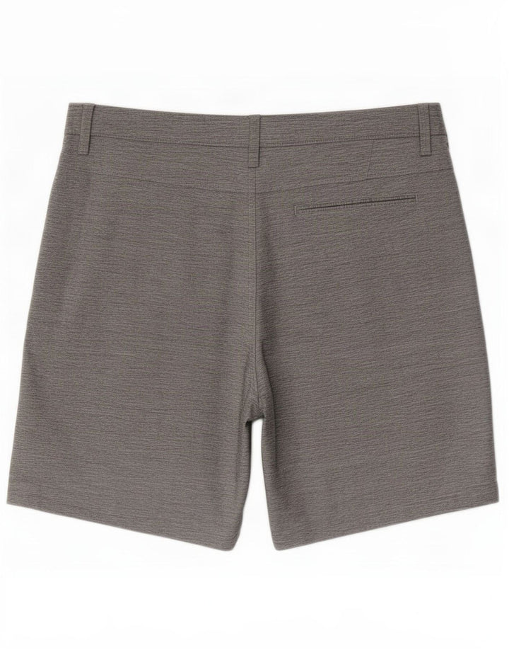 Hurley Herre Chino Shorts Large W34 Grå Flecked Polyester