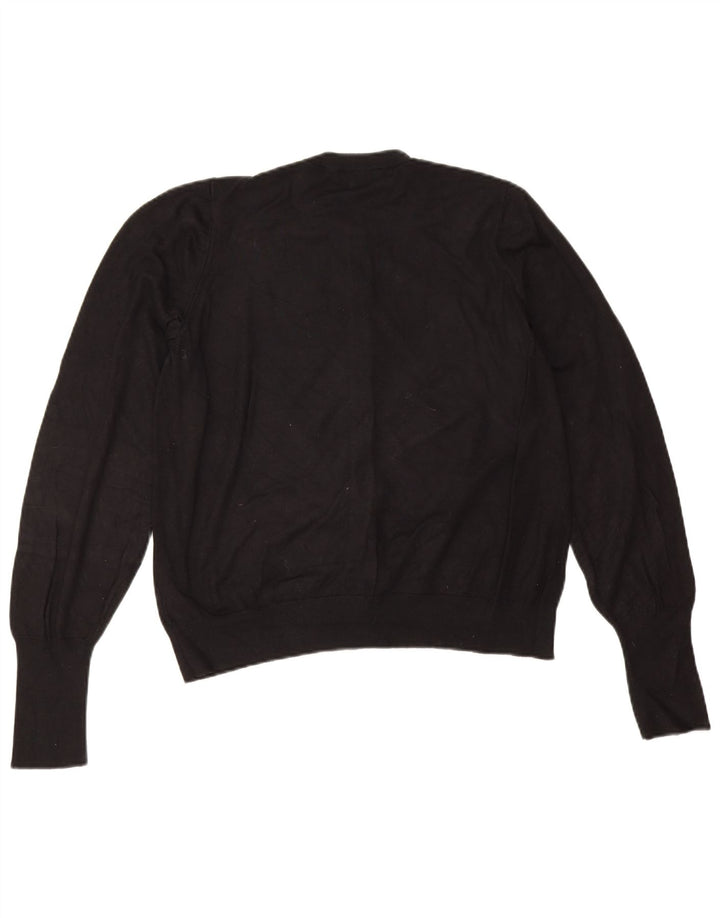 Marks & Spencer Dame Cardigan Sweater UK 16 Large Black Viscose