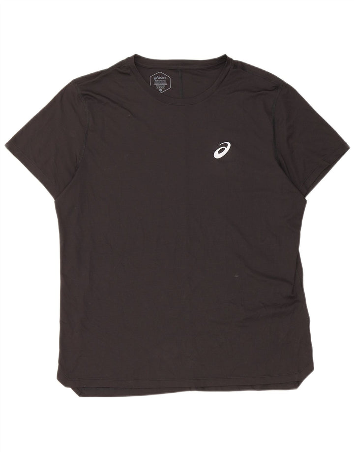 Asics Herre T-Shirt Top Stor Sort Polyester