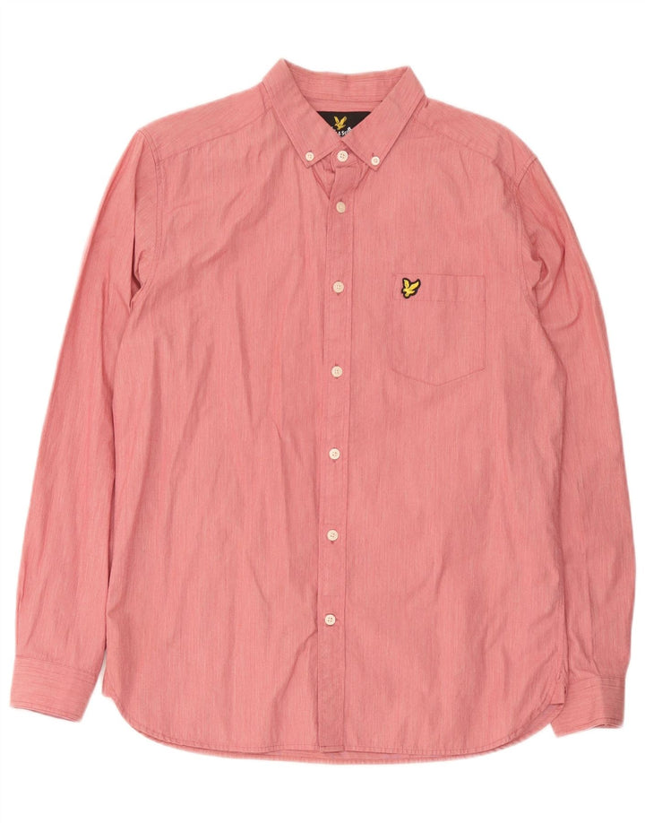 Lyle & Scott Herreskjorte Medium Pink Bomuld