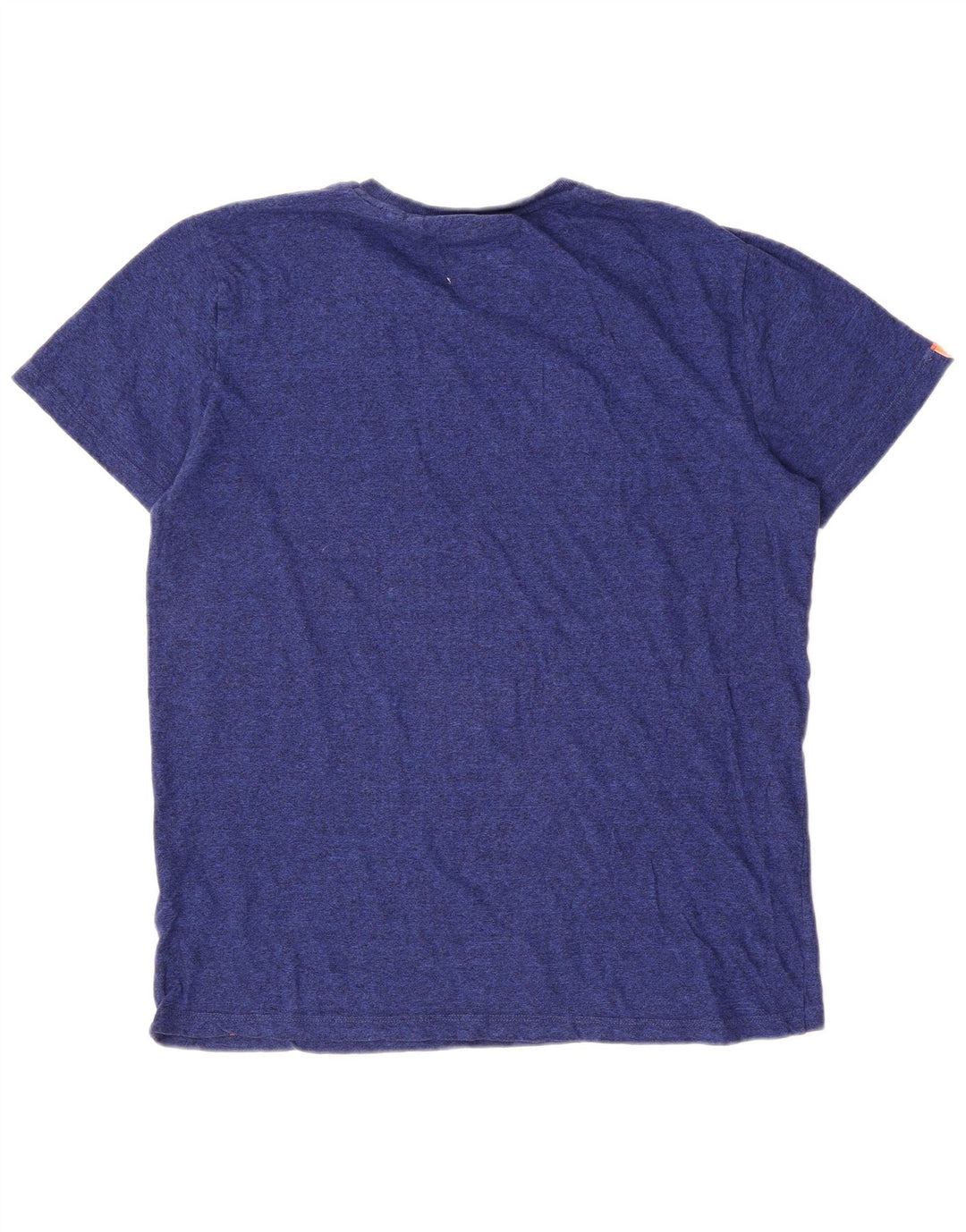 Superdry Herre T-shirt Top Medium Navyblå Flecked Bomuld
