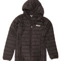 ELLESSE Womens Hooded Padded Jacket UK 10 Small Black Polyester Vintage Ellesse and Second-Hand Ellesse from Messina Hembry 