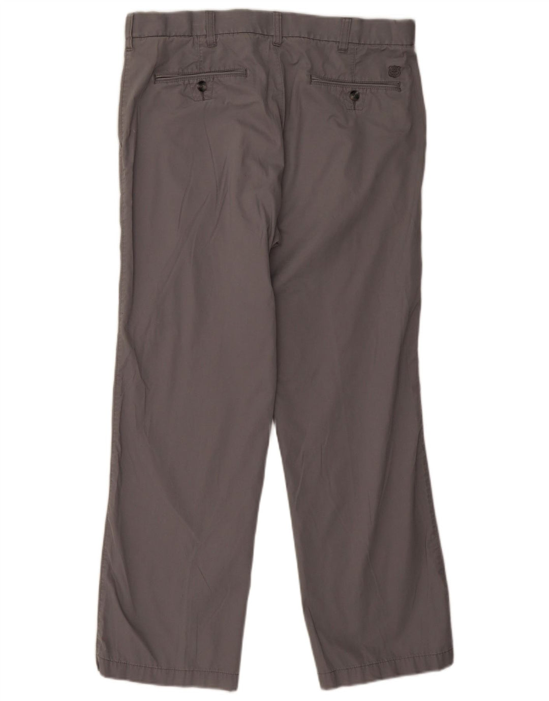 Marks & Spencer Herre Blue Harbor Lige Chinobukser W36 L29 Grå