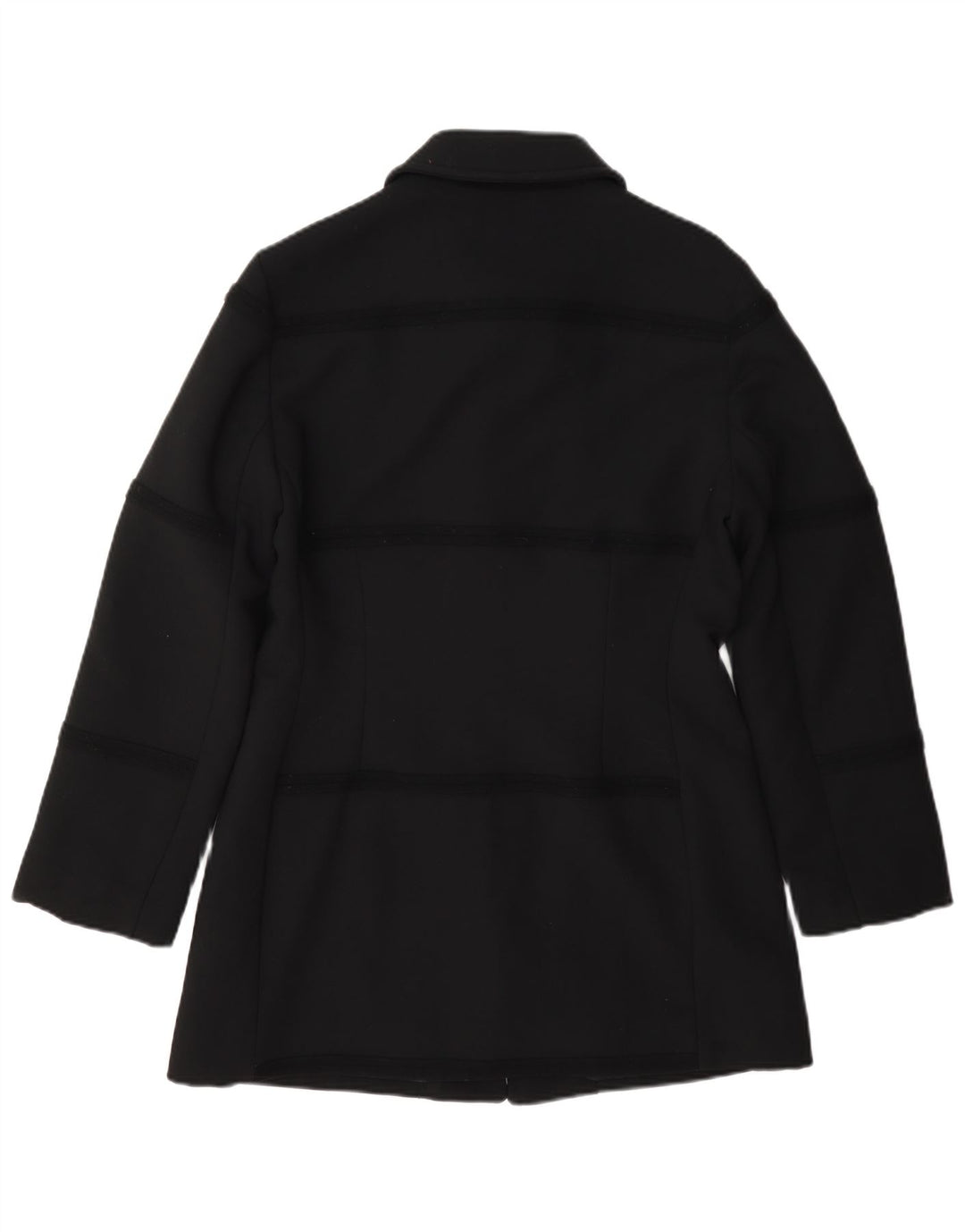 Caractere Dame 4-knaps blazerjakke UK 12 Medium Sort Uld