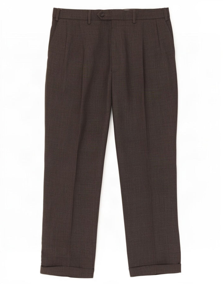 Marks & Spencer Herre Pegged Suit Bukser W38 L29 Grå Polyester